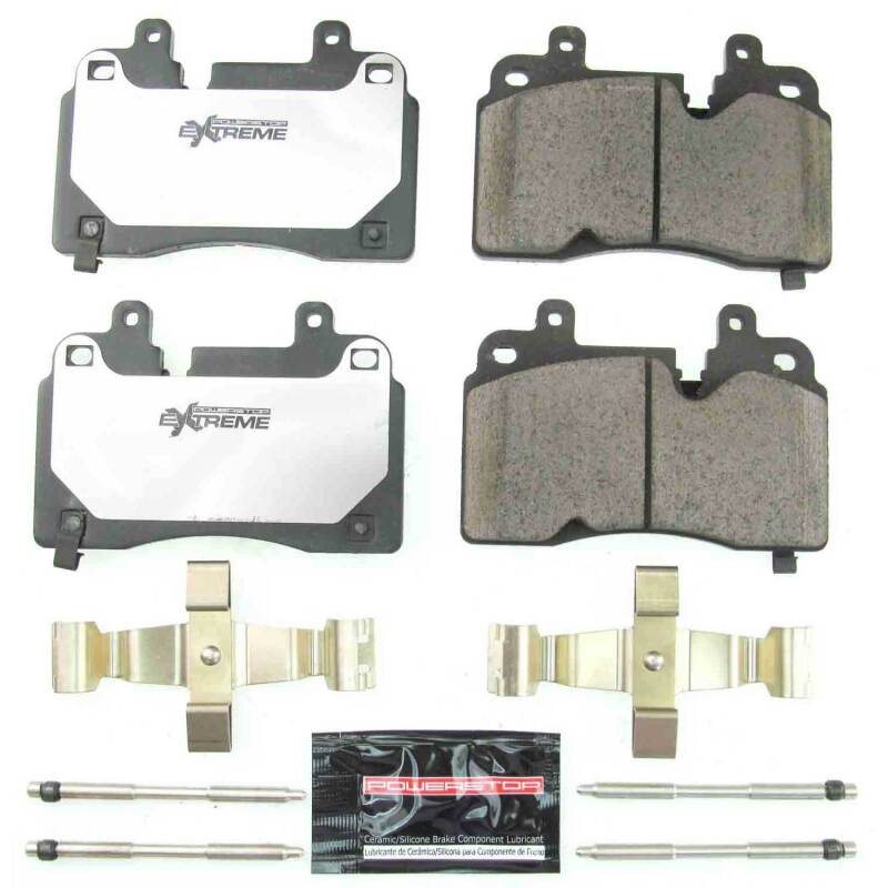Power Stop 2020 Chevrolet Corvette Front Z26 Extreme Street Brake Pads w/Hardware - Image 2