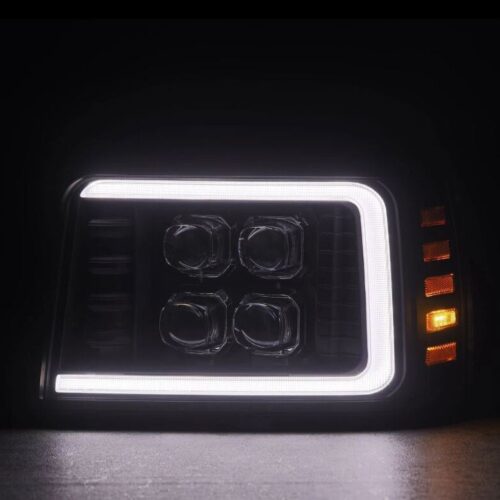 AlphaRex 880299 92-96 Ford F-Series/Bronco NOVA-Series LED Proj Headlight Bk w/Actv Light SeqSig & SBDRL - Image 4