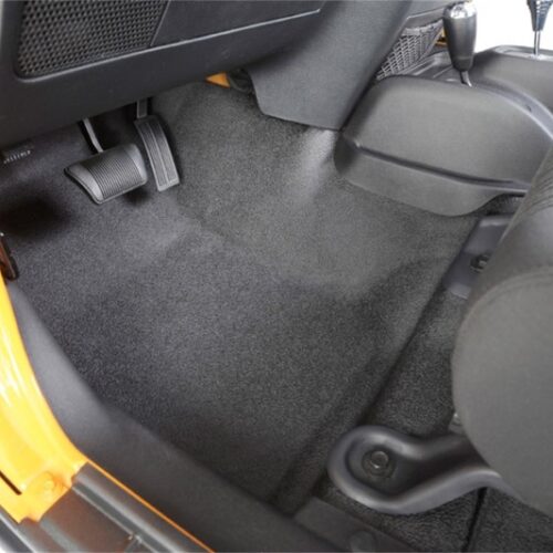 BedRug BTJK07F2 07-10 Jeep JK 2Dr Front 3pc BedTred Floor Kit (Incl Heat Shields)