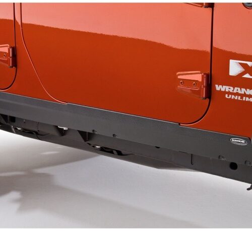 Bushwacker 07-18 Jeep Wrangler Unlimited Trail Armor Rocker Panel and Sill Plate Cover - Black - Image 6