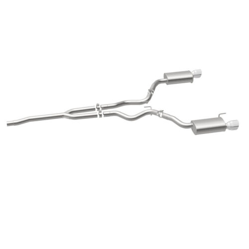MagnaFlow 19097 Cat Back, SS, 2.5in, Street, Dual Split Polished 4.5in Tips 2015 Ford Mustang Ecoboost - Image 7