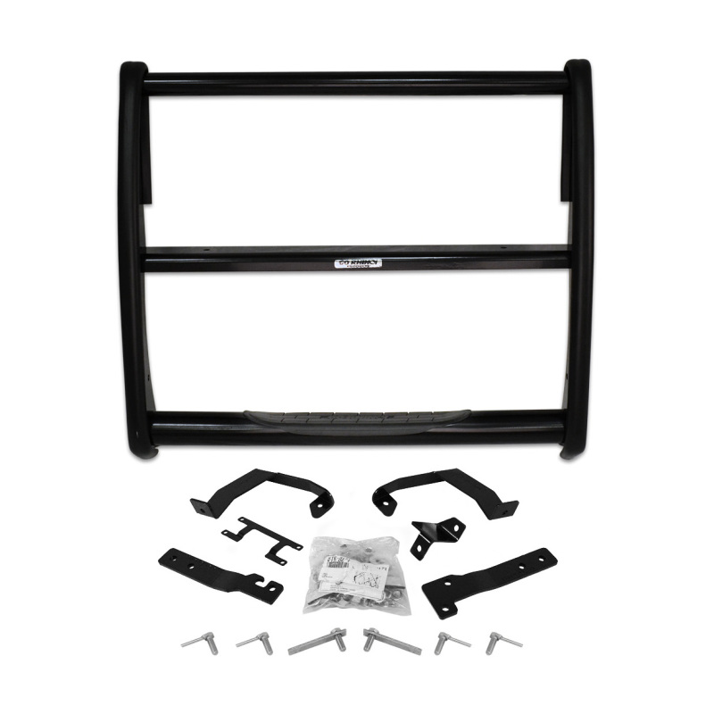 Go Rhino 3373B 17-19 Ford F-250/F-350 Super Duty 3000 Series StepGuard - Black (Center Grille Guard Only)