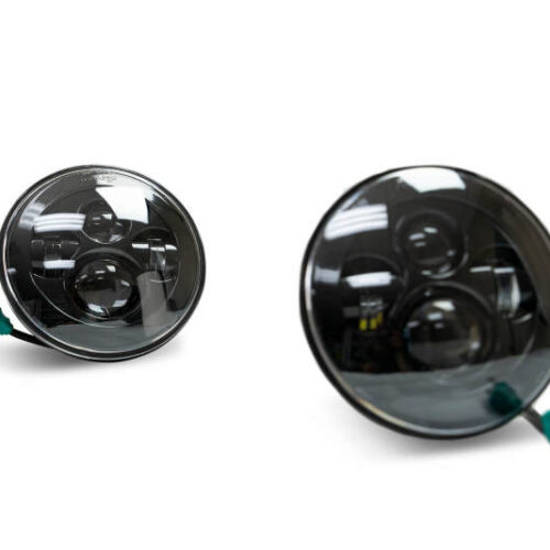 DV8 Offroad HL7JK-01 07-18 Jeep Wrangler JK LED Projector Headlights - Image 4