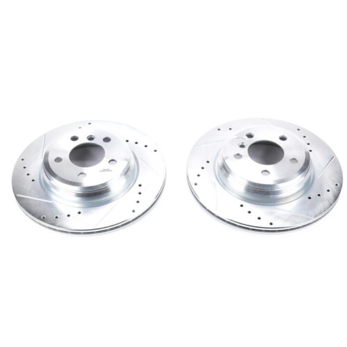 Power Stop 2016 BMW 328i Rear Evolution Drilled & Slotted Rotors - Pair - Image 3