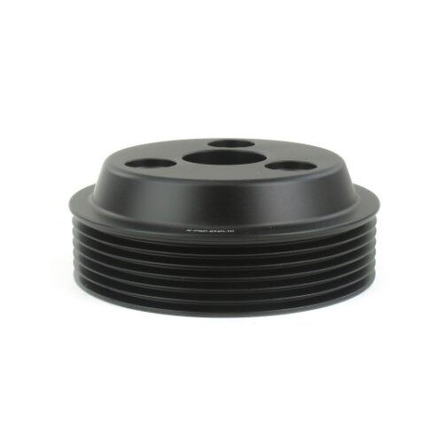 PERRIN 22-26 Subaru WRX / 21-25 Crosstrek / 20-25 LGT/OBXT/FXT Lightweight Water Pump Pulley - Black - Image 2
