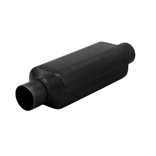 Flowmaster 12412409 Super HP-2 2.25 IN/OUT 12 in. SS Muffler - Image 2
