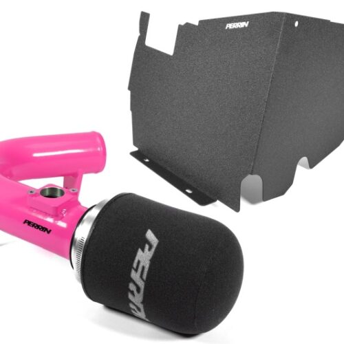 PERRIN 22-26 Subaru WRX Cold Air Intake w/Heatshield - Hyper Pink - Image 5