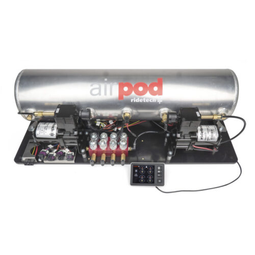 Alternative view of Ridetech RidePro E5 Air Ride Suspension Control System 5 Gallon Dual Compressor AirPod 1/4in Valves
