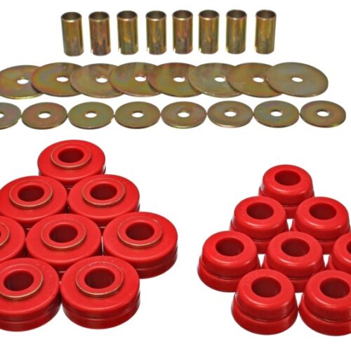 Alternative view of Energy Suspension 6.4101R Nissan/Datsun Red Body Mount Set