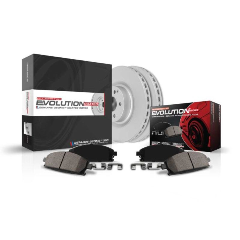 Power Stop 04-08 Chrysler Crossfire Rear Z23 Evolution Sport Coated Brake Kit - Image 2