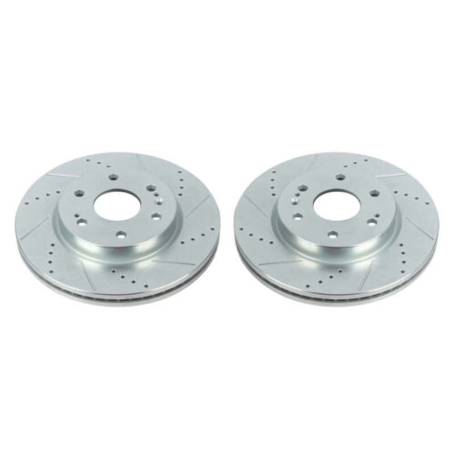 Power Stop 19-20 Chevrolet Silverado 1500 Front Evolution Drilled & Slotted Rotors - Pair - Image 2
