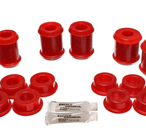 Energy Suspension 3.3177R 04-09 Cadillac XLR/XLR-V / 97-12 Corvette Red Rear End C/A Bushing Set