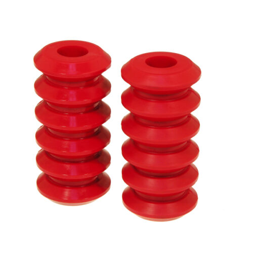 Prothane 19-1704 Universal Coil Spring Inserts - 7.5in High - Red