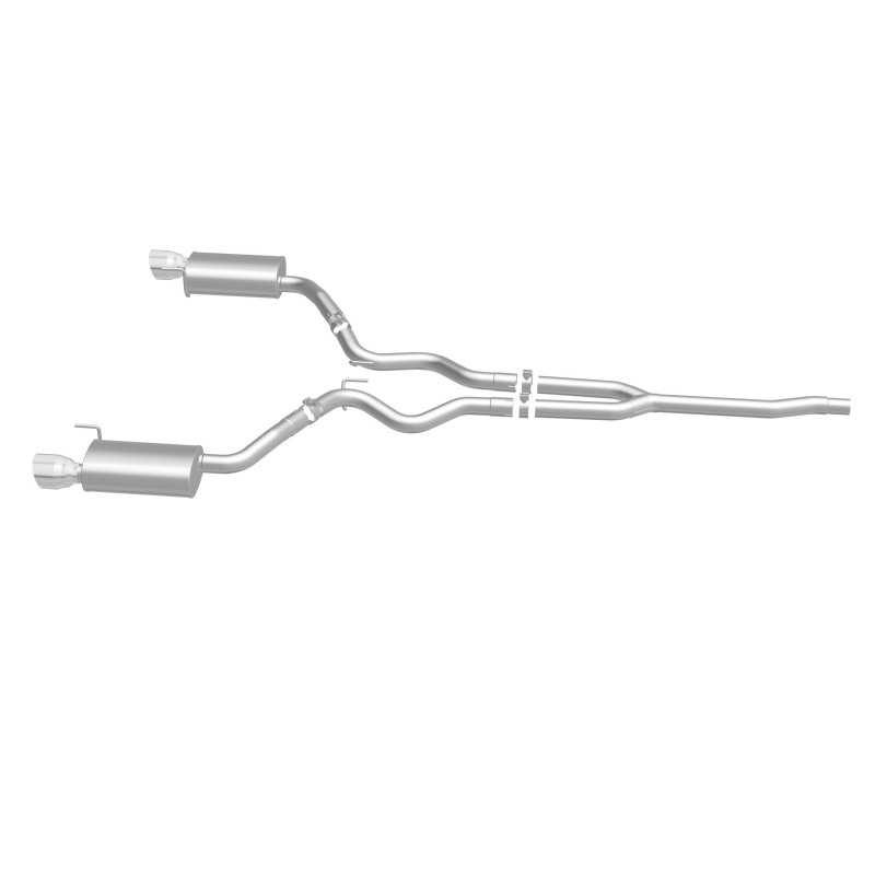 MagnaFlow 19097 Cat Back, SS, 2.5in, Street, Dual Split Polished 4.5in Tips 2015 Ford Mustang Ecoboost - Image 4