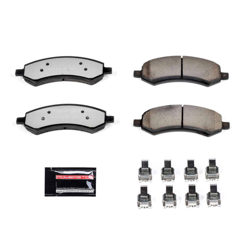 Power Stop 07-09 Chrysler Aspen Front Z36 Truck & Tow Brake Pads w/Hardware - Image 8
