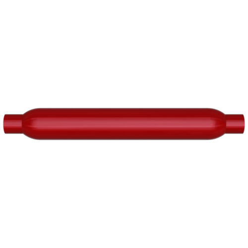 MagnaFlow 13134 Muffler Red Pack Series Glasspack 3.5in Rd 22in Body Length 2in/2in Inlet/Outlet