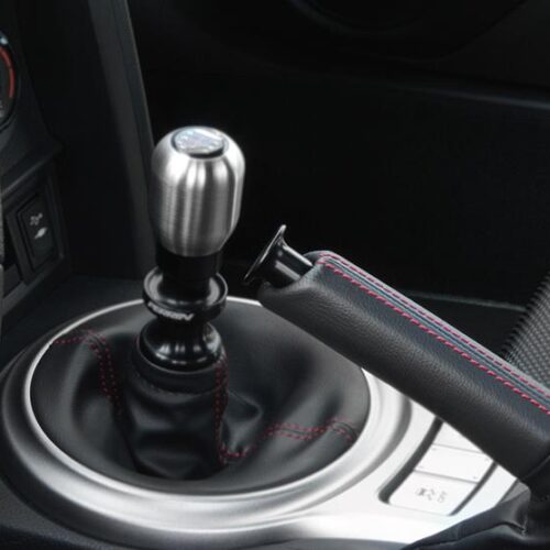 PERRIN 05-26 Subaru WRX / 05-21 STI / 13-26 BRZ/GR86/FR-S Parking Brake Drift Button - Black - Image 3