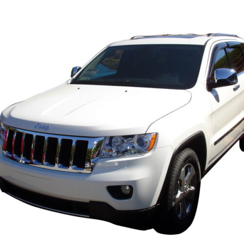 Alternative view of AVS 11-18 Jeep Grand Cherokee Ventvisor Outside Mount Window Deflectors 4pc - Smoke