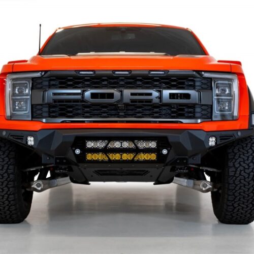 Alternative view of Addictive Desert Designs 2021+ Ford Raptor Bomber Front Bumper w/ Dual 20IN LED Mounts