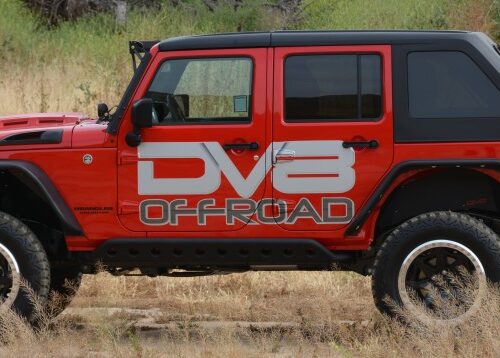 DV8 Offroad HDMB07-02 07-18 Jeep Wrangler JK Metal Heat Dispersion Hood - Primer Black - Image 6