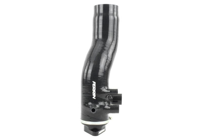 PERRIN 15-21 Subaru WRX / 14-18 Forester XT Turbo Inlet Hose 3in. w/ Turbo Adapter Flange - Black - Image 3