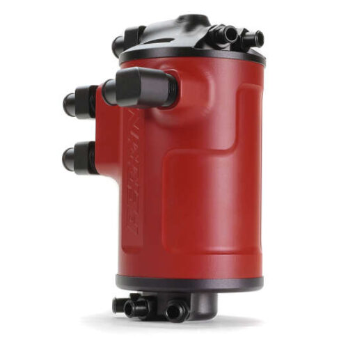 PERRIN 02-21 Subaru WRX / 04-21 STI Air Oil Separator - Red - Image 3