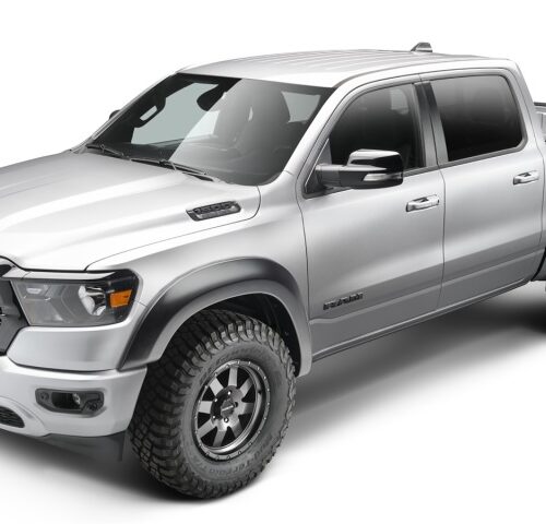 Bushwacker 19-22 Ram 1500 (Excl. Rebel/TRX) 67.4 & 76.3in Bed Extend-A-Fender Flares 4pc - Smth Blk