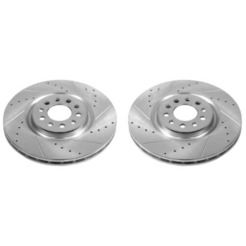 Power Stop 15-17 Chrysler 200 Front Evolution Drilled & Slotted Rotors - Pair - Image 3