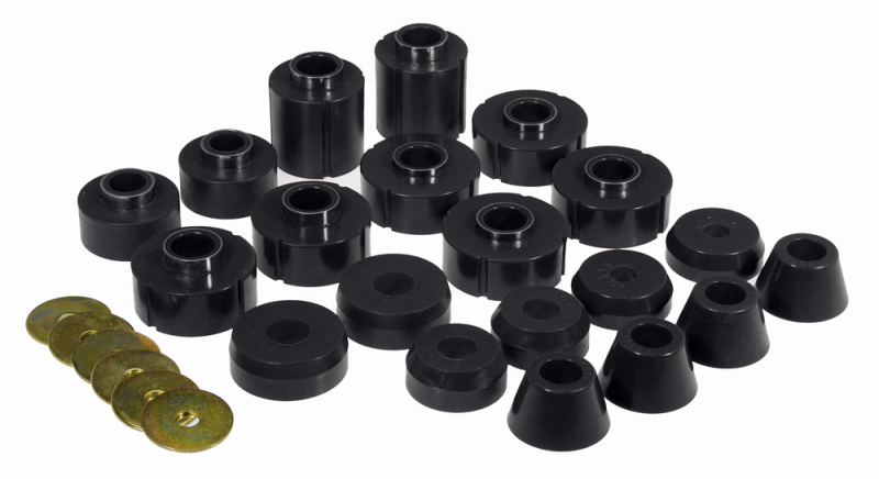 Prothane 6-108-BL 80-96 Ford F100/350 2/4wd Body Mount - Black