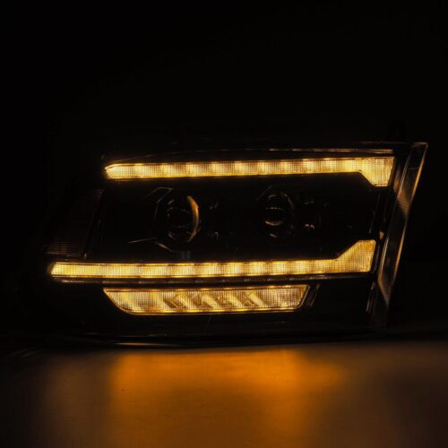 AlphaRex 880560 09-18 Ram 2500 LUXX LED Proj Headlight Plank Style Alpha Blk w/Activ Light/Seq Signal/DRL - Image 6