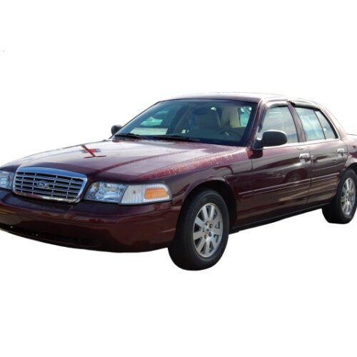 AVS 94228 98-11 Ford Crown Victoria (Short Rears) Ventvisor Outside Mount Window Deflectors 4pc - Smoke - Image 5