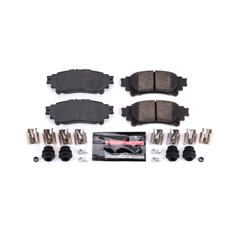 Power Stop 10-15 Lexus RX350 Rear Z23 Evolution Sport Brake Pads w/Hardware - Image 3