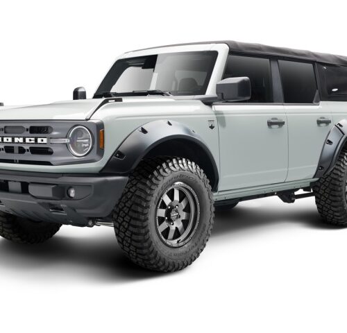 Bushwacker 2021+ Ford Bronco 4-Door Pocket Style Flares 4pc - Black