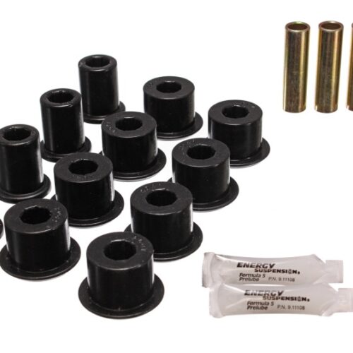 Energy Suspension 8.2108G 95-97 Toyota Tacoma / 89 4Runner / 89-95 Pick Up Black Rear Leaf Spring Shackle Bu