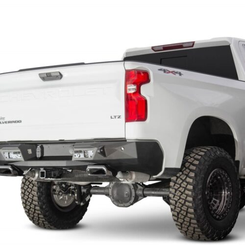Alternative view of Addictive Desert Designs 19-20 GM 1500 Stealth Fighter Rr Bumper w/ Backup Sensor Cutouts