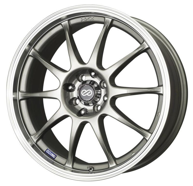 Enkei 409-670-12SP J10 16x7 5x100/114.3 38mm Offset 72.62mm Bore Dia Silver Paint Wheel