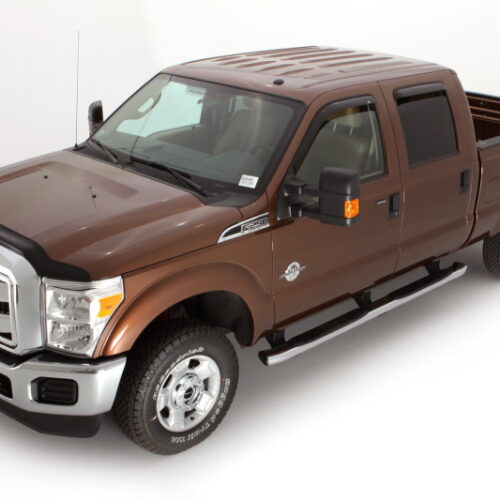 AVS 94522 99-16 Ford F-250 Supercab Ventvisor Outside Mount Window Deflectors 4pc - Smoke - Image 3