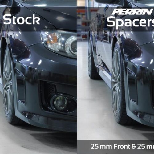 PERRIN 02-14 Subaru WRX / 2004 STI / 13-25 BRZ & Toyota GR86 25mm Wheel Spacers 5x100 56mm CB - Pair - Image 10