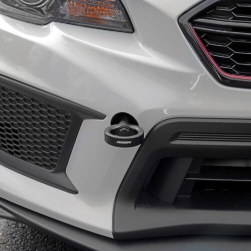PERRIN 18-21 Subaru WRX & STI / 13-25 BRZ / 17-20 Toyota 86 Tow Hook Kit (Front) - Flat Black - Image 8