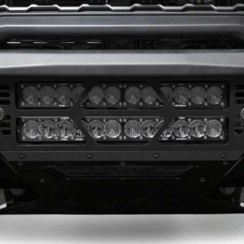 Addictive Desert Designs 25+ RAM 1500 RHO Bomber Front Bumper (20 Inch Lights) - Image 4