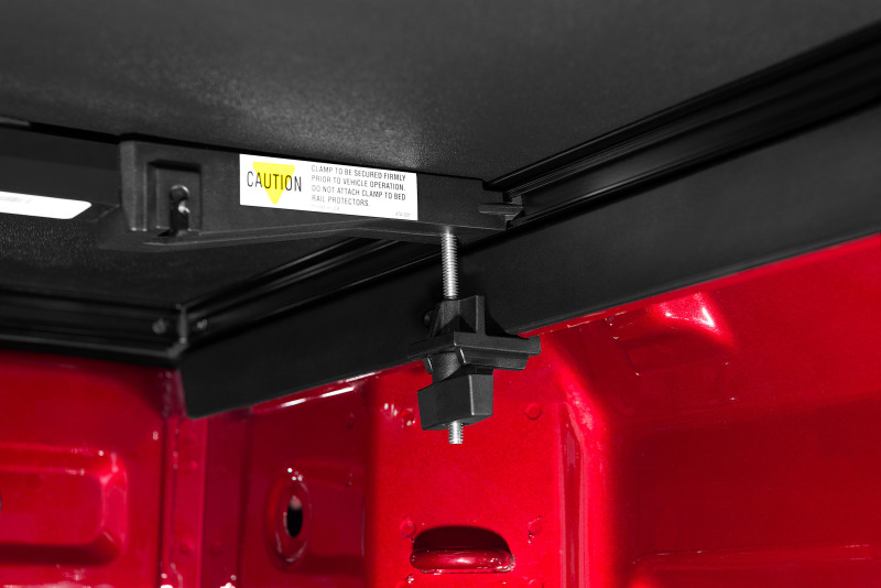 Lund 969355 09-14 Ford F-150 Styleside (5.5ft. Bed) Hard Fold Tonneau Cover - Black - Image 7