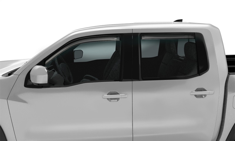 AVS 194788 2022 Nissan Frontier Crew Cab Ventvisor In-Channel Window Deflectors - 4pc - Smoke