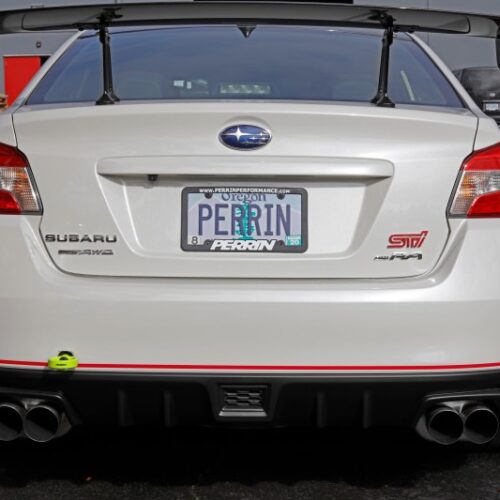 PERRIN 15-21 Subaru WRX/STI / 24-26 Crosstrek / 25-26 Forester Tow Hook Kit (Rear) - Neon Yellow