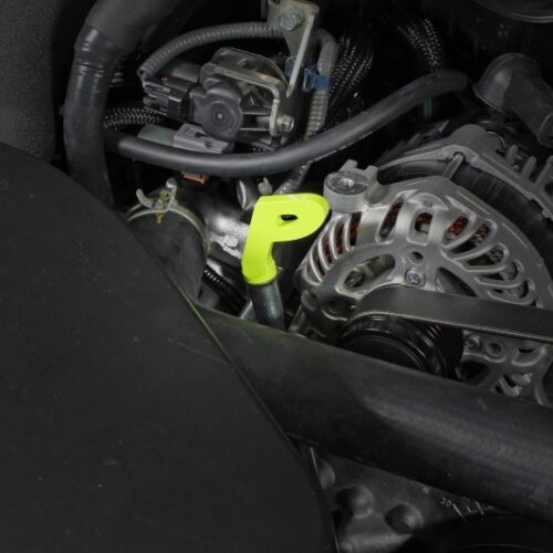 PERRIN 15-26 Subaru WRX & 13-26 BRZ/FR-S/86/GR86 Dipstick Handle P Style - Neon Yellow - Image 5