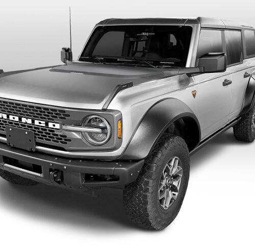 Bushwacker 2021+ Ford Bronco 4-Door Extend-A-Flares 4pc - Black