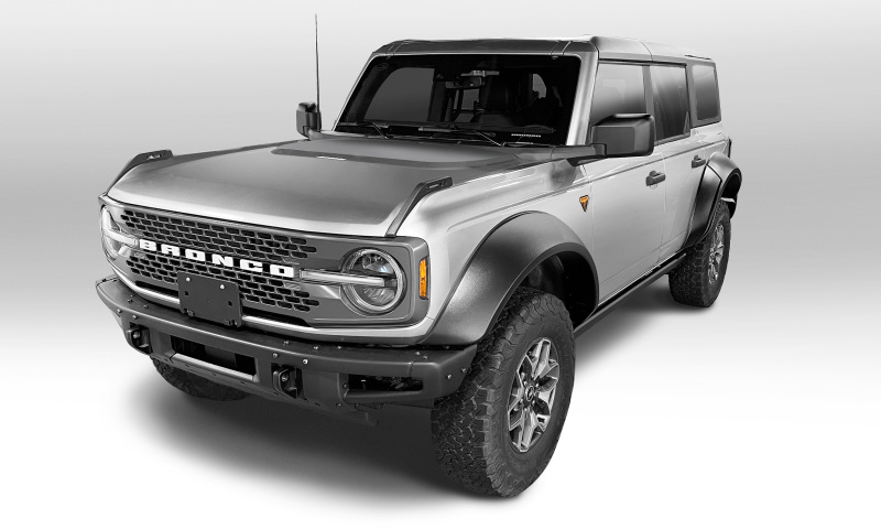 Bushwacker 20961-02 2021+ Ford Bronco 4-Door Extend-A-Flares 4pc - Black