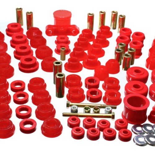 Energy Suspension 16.18102R 88-91 Honda Civic/CRX Red Hyper-Flex Master Bushing Set - Image 5