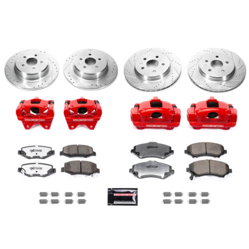 Alternative view of Power Stop 07-17 Jeep Wrangler Front & Rear Big Brake Conversion Kit