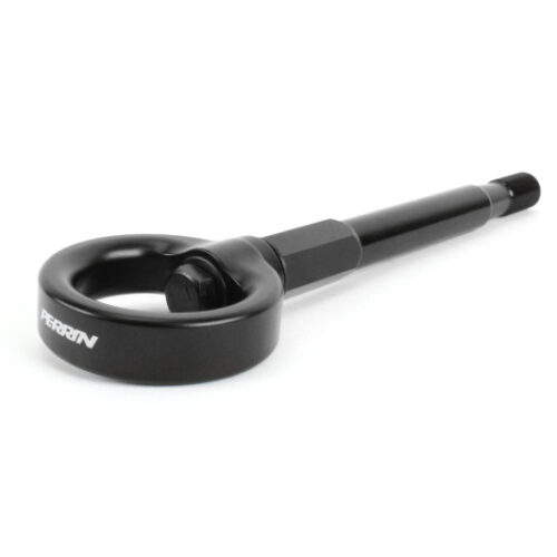 PERRIN 08-14 Subaru WRX/STI (Hatchback) Tow Hook Kit (Rear) - Black