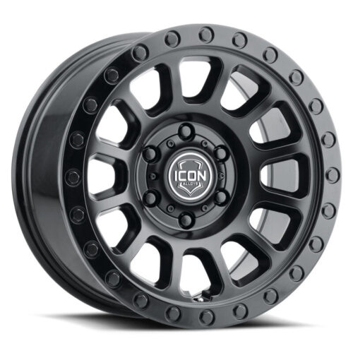 ICON 8018908350DB Hulse 18x9 6x5.5 0mm Offset 5in BS Double Black